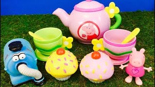 PEPPA PIG Toys Popular Compilation Opening Unboxing Tea Set Teletubbies [upl. by Acilegna]