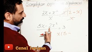 APRENDE A SIMPLIFICAR EXPRESIONES ALGEBRAICAS DESDE CERO Y FÁCIL Vídeo143 [upl. by Jasmin]