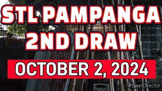 STL PAMPANGA RESULT TODAY 2ND DRAW OCTOBER 2 2024 4PM  WEDNESDAY [upl. by Yhprum]