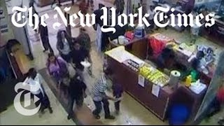 Kenya Mall Attack  New Surveillance Footage of Nairobi Shooting  The New York Times [upl. by Nahtahoj]