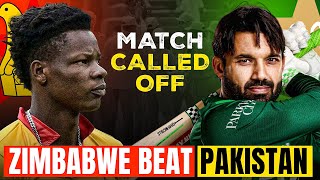 Zimbabwe beat Pakistan by 80 runs DLS in the first ODI  Pakistan vs Zimbabwe 2024  Rizwan [upl. by Imrots]