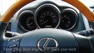 How to change serpentine belts on Lexus RX 330300 ACAlternator And Power Steering Belts [upl. by Clarinda199]