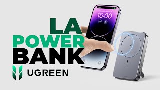 UNBOXING Power Bank UGREEN 10000mAh Soporte Plegable PB206  MagSafe Inalámbrico y carga rápida [upl. by Odlaumor611]