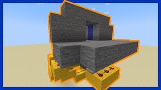 Flush DoubleSided 2x2 Piston Door  Redstone Tutorial [upl. by Seiter84]