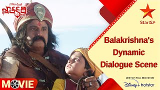 Gautamiputra Satakarni Telugu Movie Scenes  Balakrishnans Dynamic Dialogue Scene  Star Maa [upl. by Akimas713]