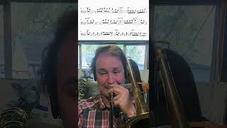 “Lament Bossa” Trombone Etude trombonesolo jazz jazztrombone jazzsolo jjjohnson [upl. by Eelarual]