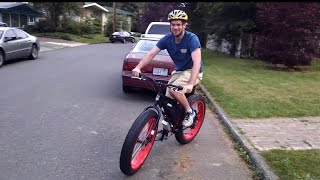 Electric Fat Bike 3000W MXUS Hub Motor INSANE TORQUE [upl. by Shawnee]