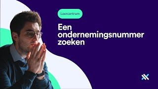 Een ondernemingsnummer opzoeken [upl. by Madaih]