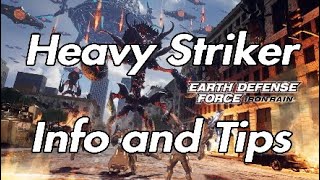 Earth Defense Force Iron Rain quot Heavy Striker Info and Tips quot EDF Iron Rain [upl. by Anhaj]