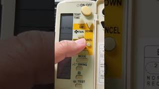 Daikin BRC4C Remote Control Settings [upl. by Dressel]