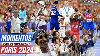 MOMENTOS que MARCARON los JUEGOS OLÍMPICOS de PARÍS 2024 🥇 Todo lo que nos dejó las OLIMPIADAS 🎥 [upl. by Mcclenaghan]