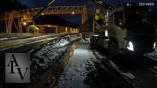 Une journée en grumier  de la forêt à la scierie 🌲⛰🚚🇫🇷💪 ALV TRANSPORTS [upl. by Alic]