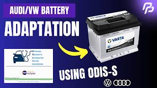 AUDIVW NEW BATTERY CODING USING ODIS OEM  VAG BATTERY ADAPTATION DIY HOWTO Audi A3 A4 A6 A8 [upl. by Powell740]