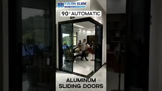 Automatic Sliding Doors  90 Degree Glass Door [upl. by Jervis]