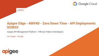 Apigee Edge  4MV4D  Zero Down Time  API Deployments  S20E02 [upl. by Seto]