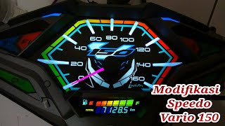 Modification Tutorial Speedometer Click i 125150 Led  Vario 125  150 [upl. by Orland423]