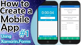 How to Create a Mobile App Using Xamarin Forms Part 1  Creating the Project and Setting Up [upl. by Augustin554]