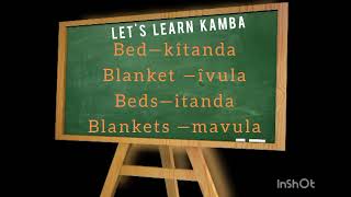 Learning Kamba Language Speak and Write kikambalessons [upl. by Obla]