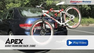 Apex Scout Trunk Bike Rack  3 Bike [upl. by Seely]