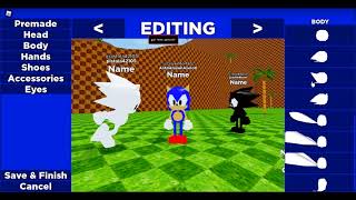 HOW TO MAKE SONICEXE  ROBLOX POLYSONIC RP [upl. by Ttelrahc]