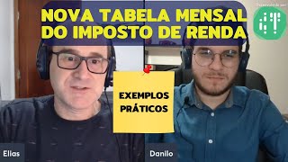 Nova tabela mensal do imposto de renda  Exemplos práticos [upl. by Nadabb778]