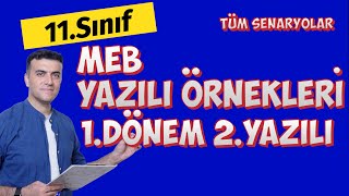 11sınıf MEB Yazılı Senaryoları Matematik 1dönem 2yazılı Çözümleri 1 2 3 4 SENARYO  PDF [upl. by Dasya]