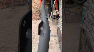 Suzuki GS 150 bike silencer paint 2 years warranty powdercoated viralvideo powdercoating [upl. by Orimar794]