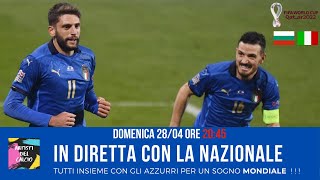 Qualificazioni Mondiali Bulgaria  Italia in diretta [upl. by Chretien]