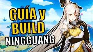 GUÍA y BUILD NINGGUANG 11  Genshin Impact Gameplay Español [upl. by Amieva]