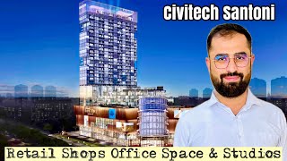 Civitech Santoni  Civitech Santoni Noida Extension  Studio Apartments amp Office Space  Retail Shop [upl. by Constantin645]