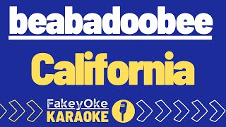 beabadoobee  California Karaoke [upl. by Lotsyrk]