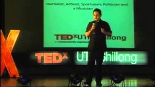 Youth Clean Governance and Politics in India  Pradyot Bikram Manikya Barma  TEDxUTMShillong [upl. by Tnek490]