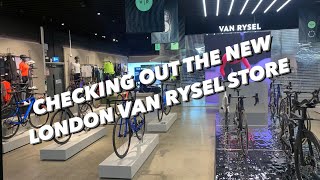 Checking out the new London Van Rysel store [upl. by River]