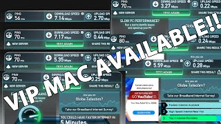 VIP MAC ADDRESS SPEEDTEST AND DOWNLOAD TEST [upl. by Trometer]