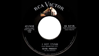 1958 HITS ARCHIVE I Got Stung  Elvis Presley [upl. by Brunell]