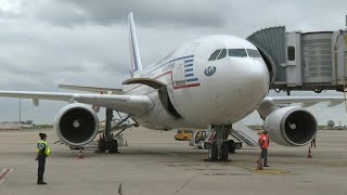 Plane arrives in France with first 45 evacuees from Afghanistan  AFP [upl. by Madden]