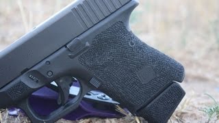 Glock 26 Grip Reduction amp Stipple [upl. by Un302]