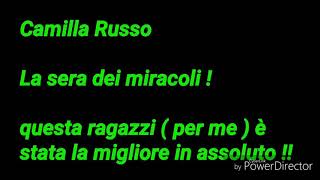 Canzone  testo Camilla Musso  La sera dei miracoli  X factor [upl. by Namlaz]