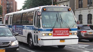 B12 bus announcements to Lefferts GardensOcean Avenue Vianova [upl. by Eadrahc]