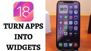 iOS 18 How to Turn Apps Into Widgets on iPhone [upl. by Kristianson]