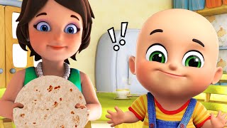 Mummy Ki Roti Gol Gol 🫓  Meri Gaiya  Hindi Rhymes  Hindi Nursery Rhyme  Hindi Balgeet [upl. by Nonnahc928]