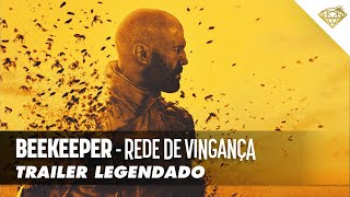 BEEKEEPER  REDE DE VINGANÇA  Trailer Legendado [upl. by Ahsiemal]