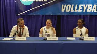 Pitt Volleyball  NCAA Regional Finals Postgame  Dan Fisher Rachel Fairbanks Torrey Stafford [upl. by Olumor950]