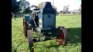 Going for a ride on a Rumely oil pull 1220 K tractor [upl. by Azeret]