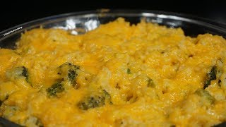 The Most Cheesiest Broccoli and Rice Casserole  How To Make Broccoli Cheese Rice Casserole [upl. by Nirol463]