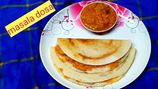 Masala dosa recipe in tamil  மசாலா தோசை  hotel style recipe [upl. by Aradnahc90]