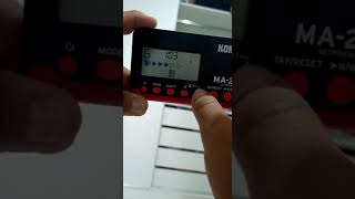 KORG MA2 METRONOME [upl. by Lynelle82]