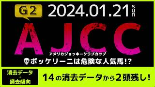 『2024 G2 AJCC 消去データ amp 過去傾向 』ボッケリーニ は危険な人気馬？ 14の消去データから2頭残し！ [upl. by Star792]