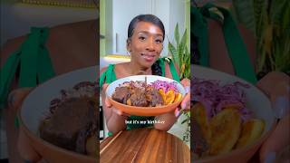 Unveiling a sneak peek of my Jamaican Noxtail recipe in development 💛🇯🇲 plantbasedfood [upl. by Staci469]