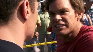 Dexter  S4E5  Dexter Loses his Temper on a Cop [upl. by Araminta]